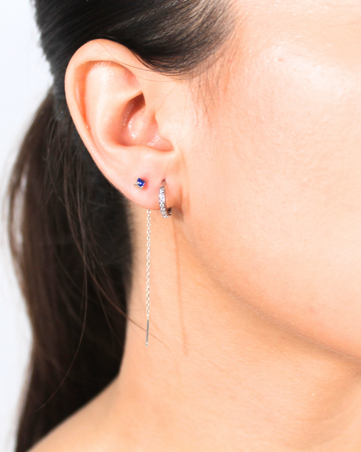 Saliscendi Blu in Argento 925