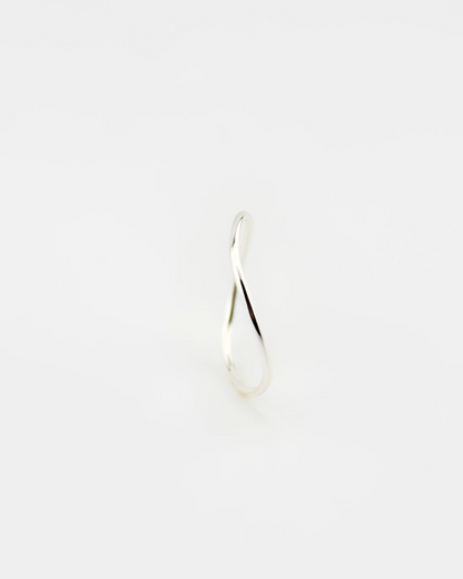 Wave Ring in Sterling Silver S925