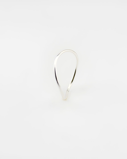 Wave Ring in Sterling Silver S925