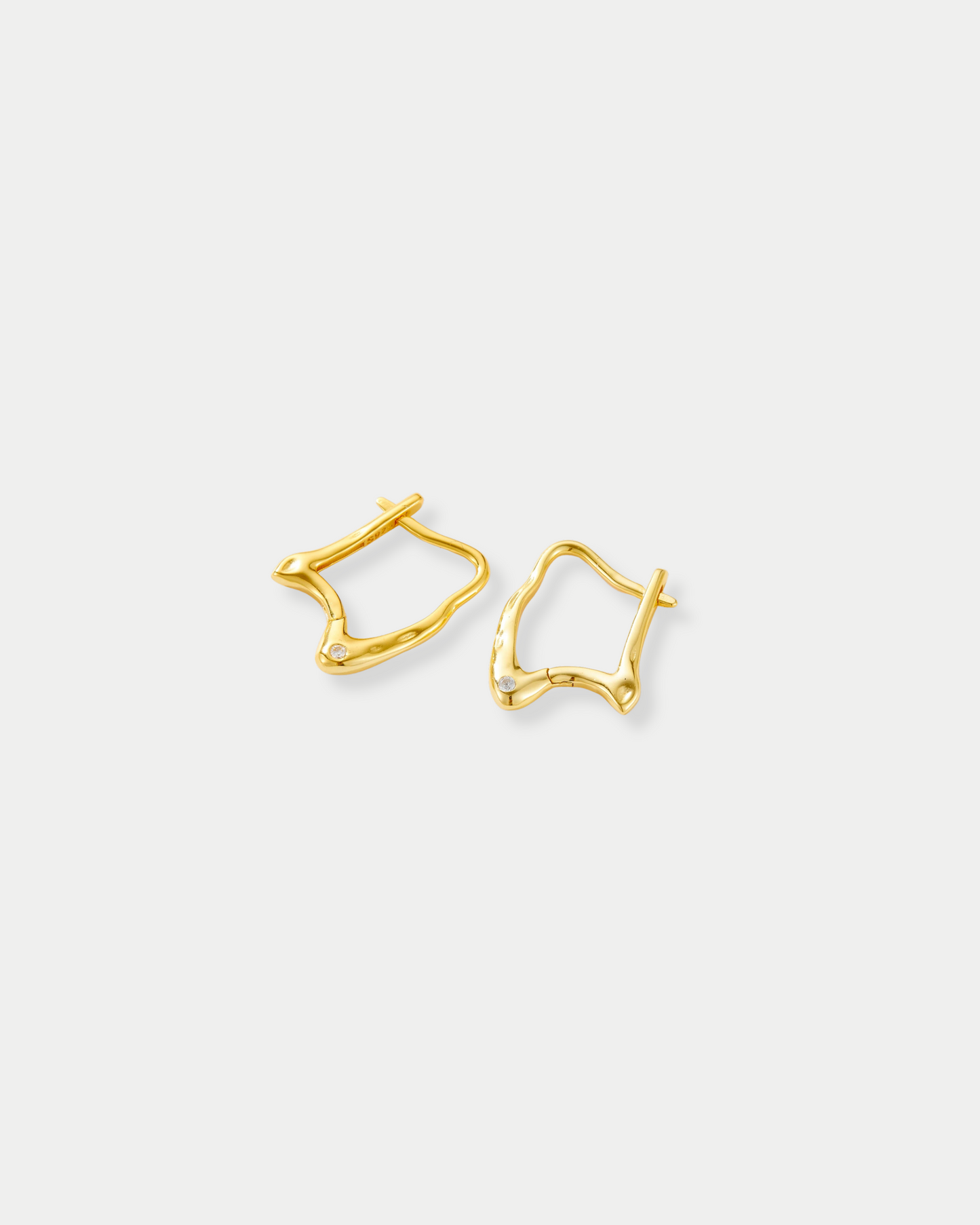 Splash Gold Earrings