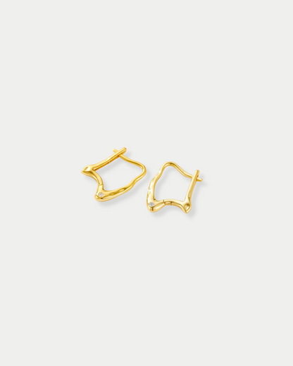 Splash Gold Earrings